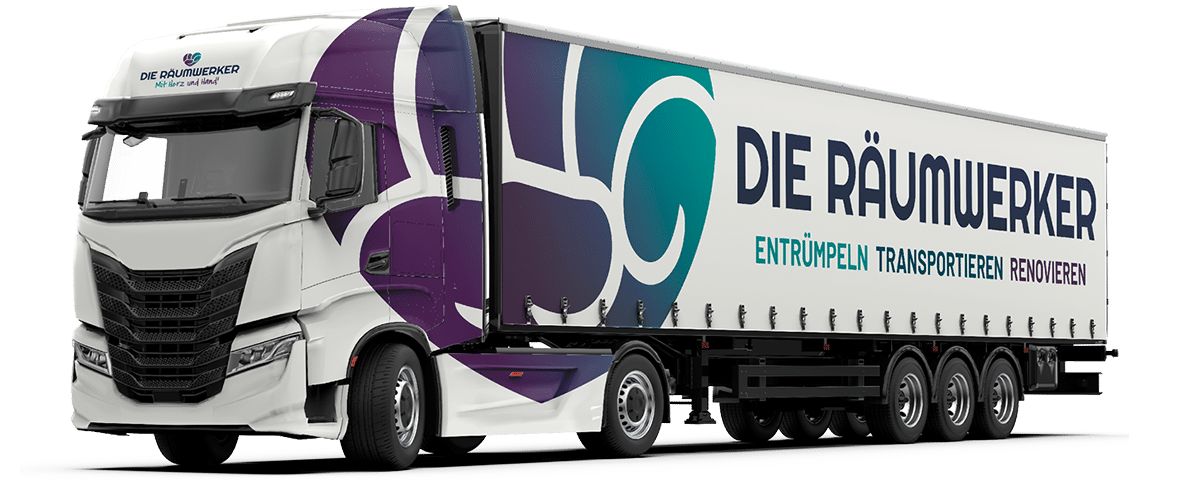 Truck Rw LKW der Räumwerker auf Transparentem Hintergrund